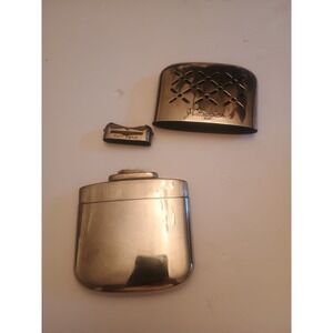 Vtg J.C. Higgins Pocket Hand Warmer  Chrome W/Velvet Pouch Made in Japan Unteste